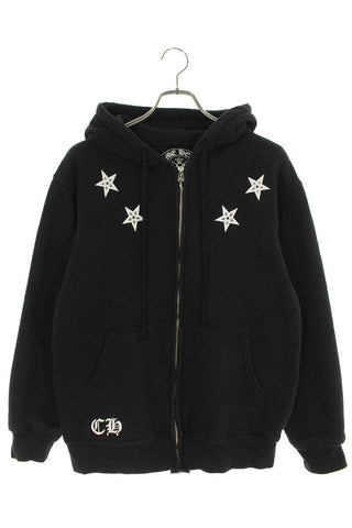 Chrome Hearts Star Print Zip Hoodie