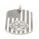 Chrome Hearts Heroes Project Dog Tag Pendant