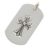 Chrome Hearts Tiny Cross Dog Tag Pendant