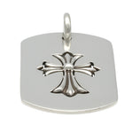 Chrome Hearts Tiny Cross Dog Tag Pendant