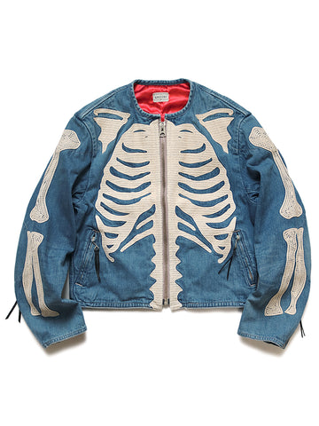 Kapital 12oz Denim Bone Crosby Jacket